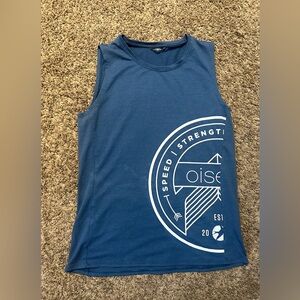 Oiselle Blue Tank Top